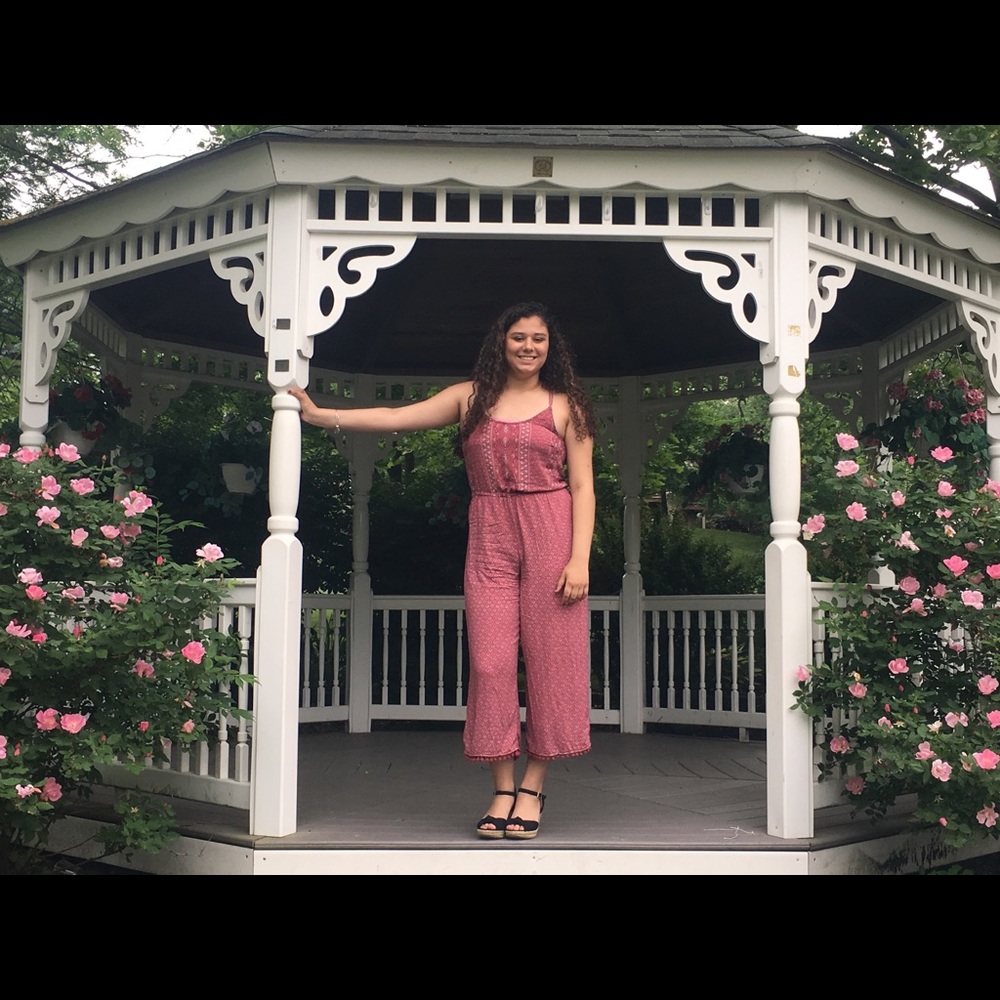 Pink Bandana Print Jumpsuit